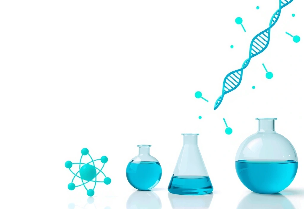 Abstrakcyjny obraz symbolizujący badania naukowe
